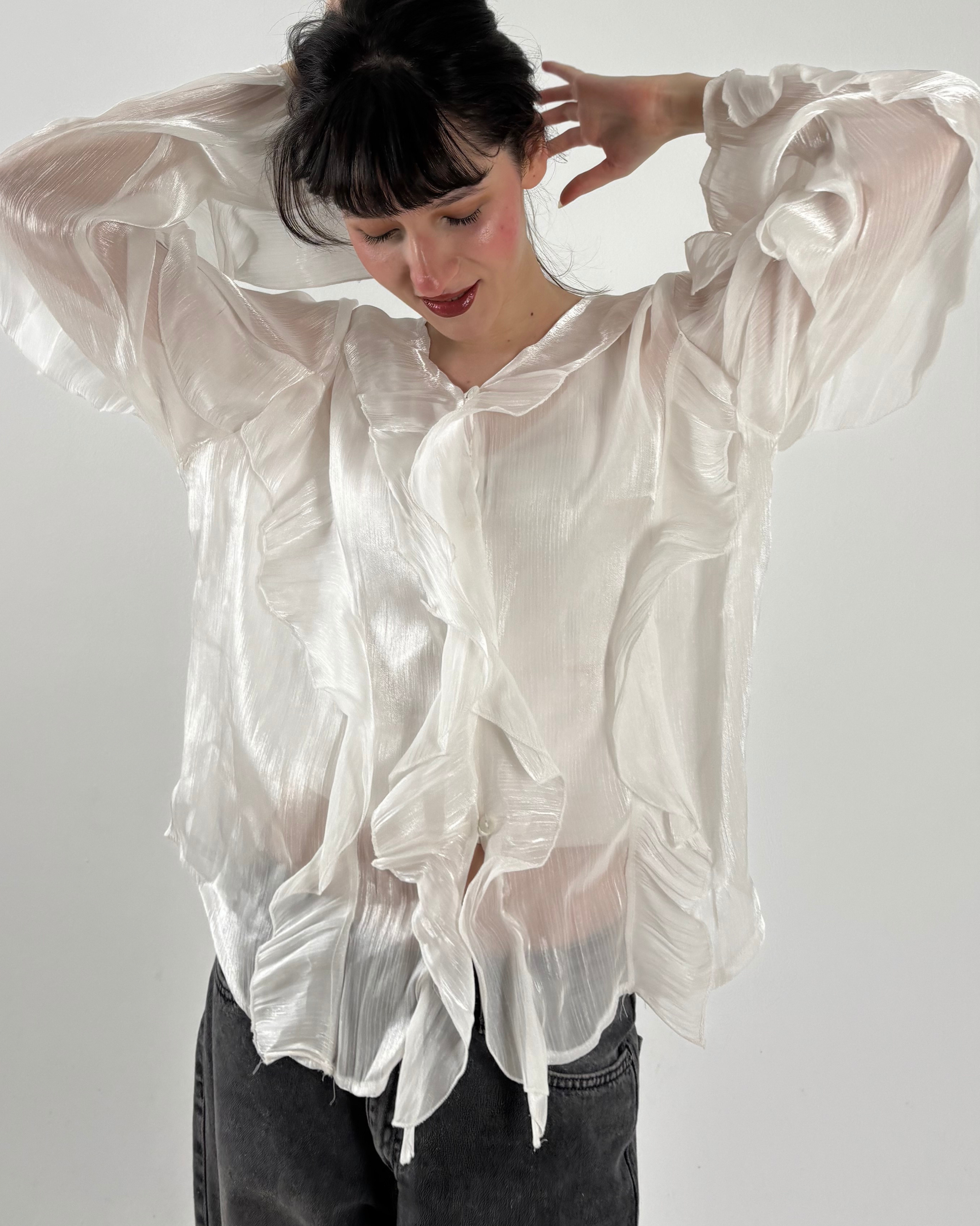 The Muse Blouse in White