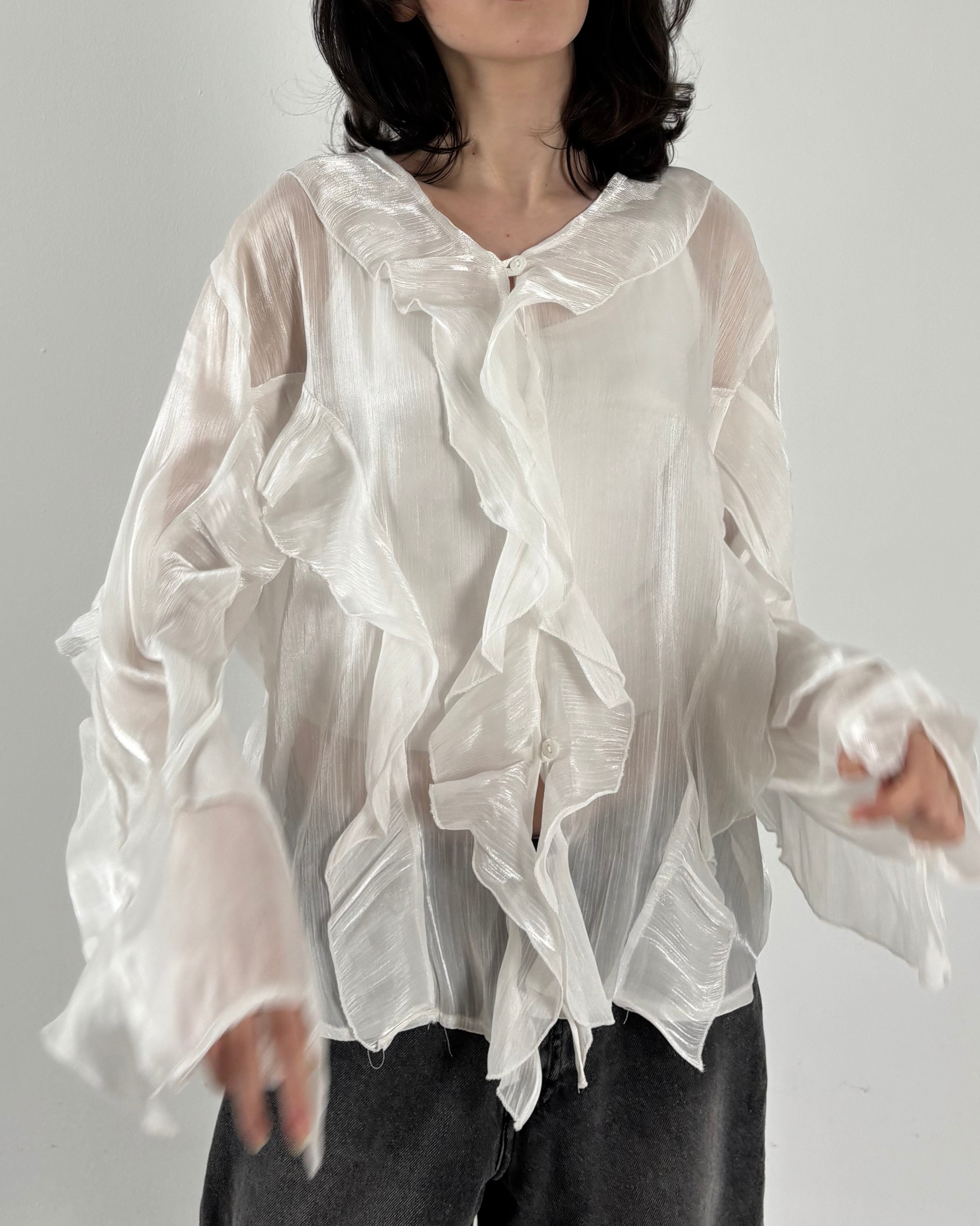 The Muse Blouse in White