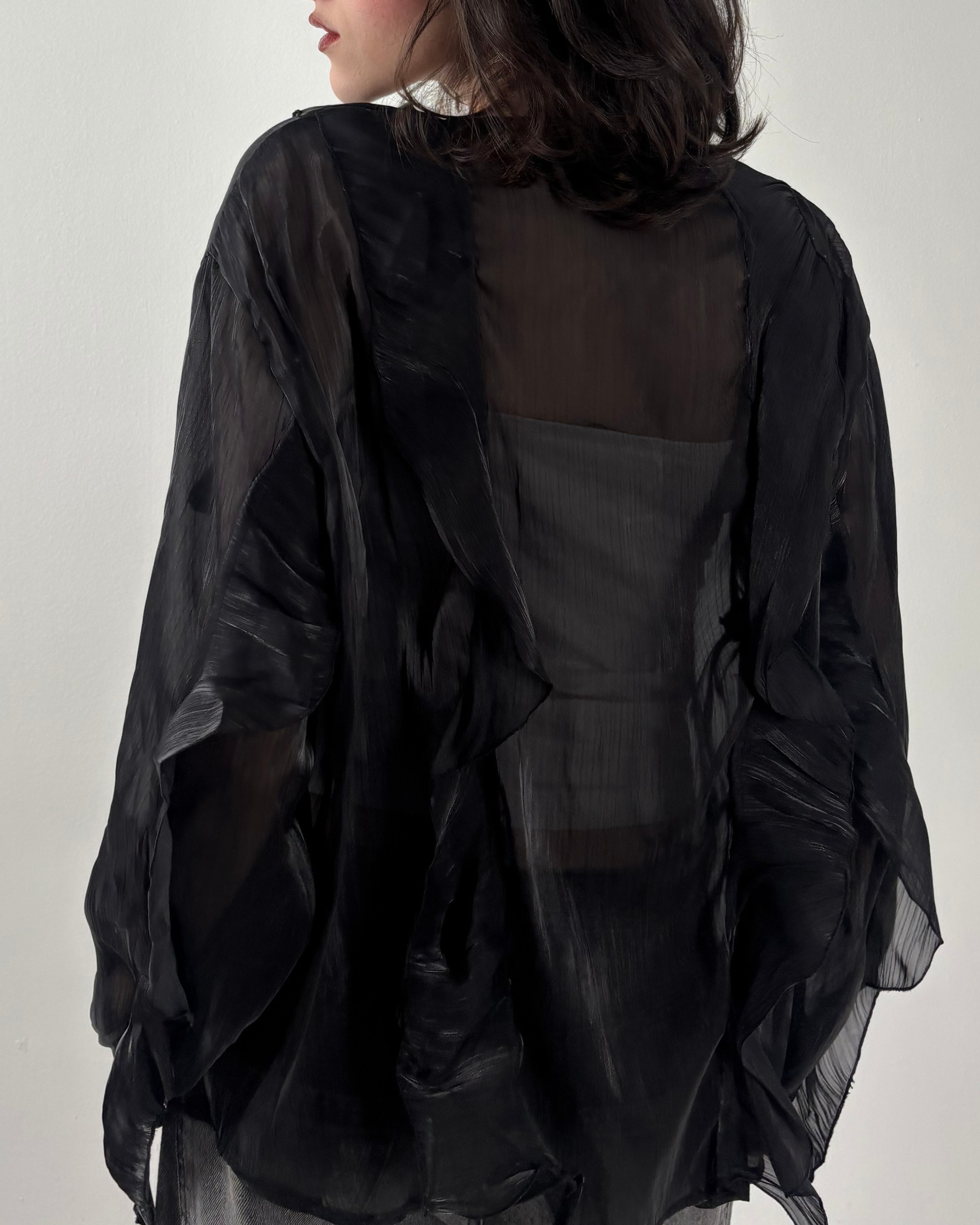 The Muse Blouse in Black