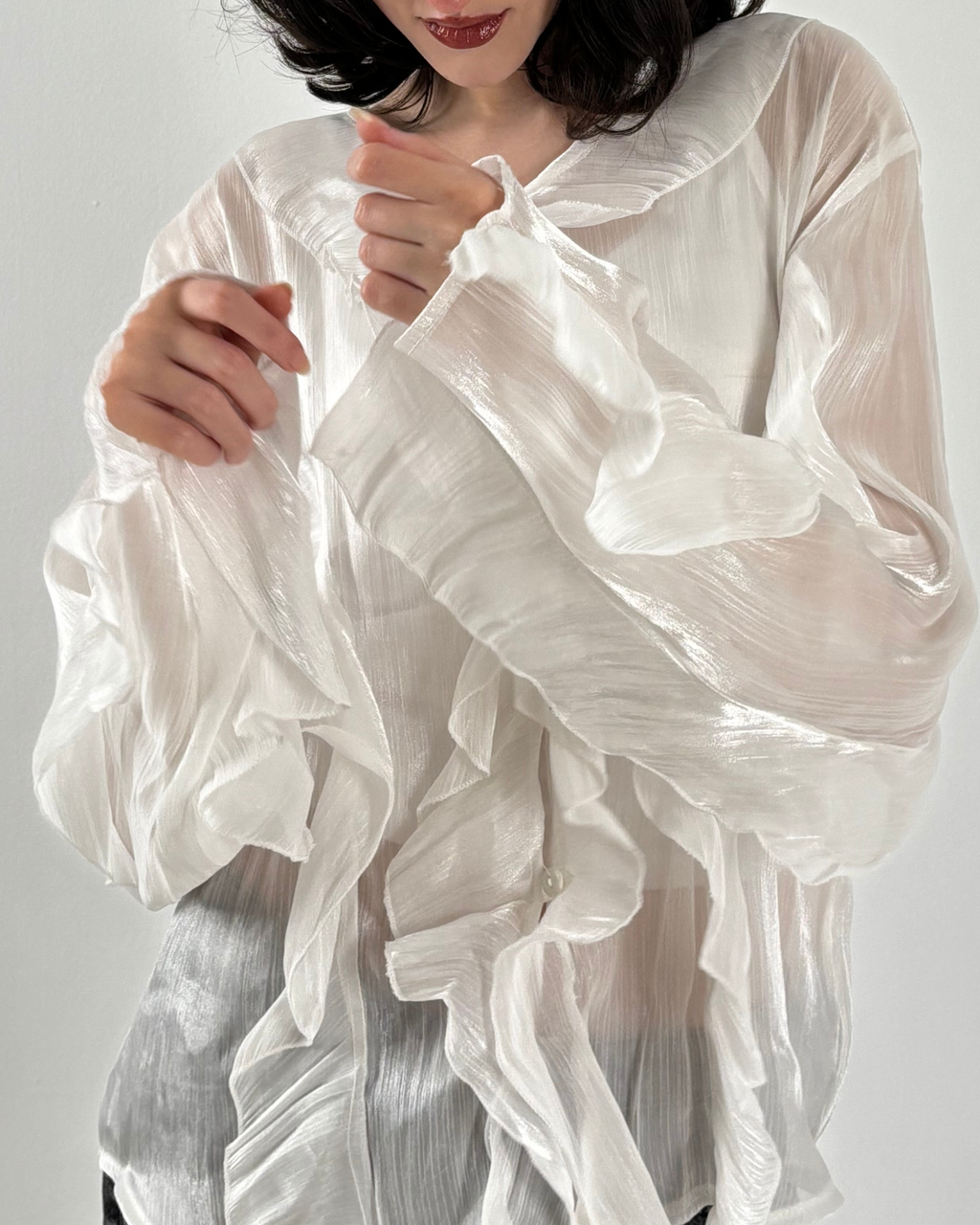 The Muse Blouse in White