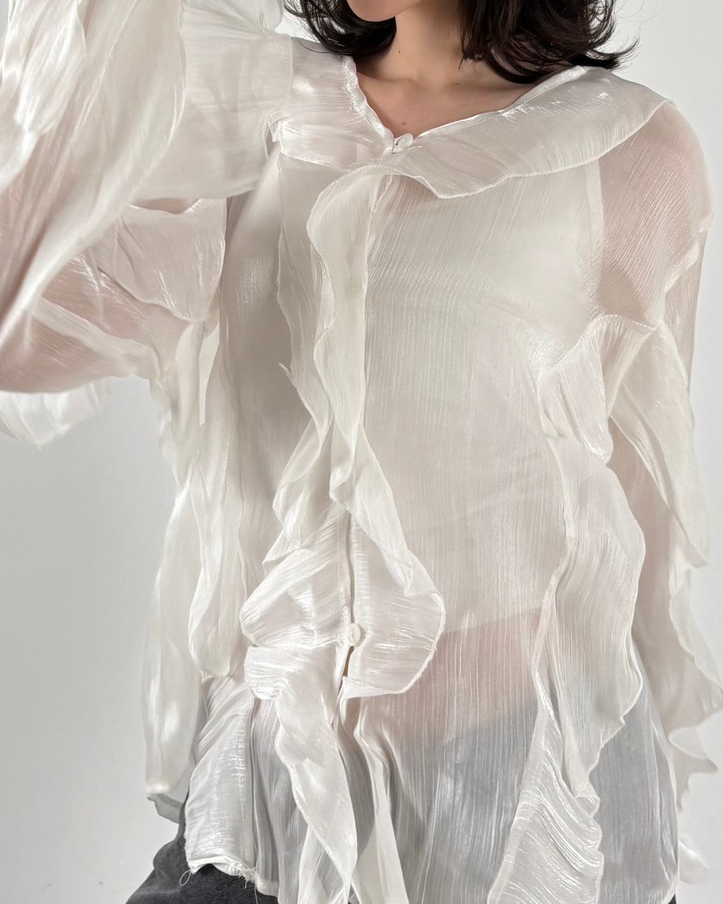 The Muse Blouse in White