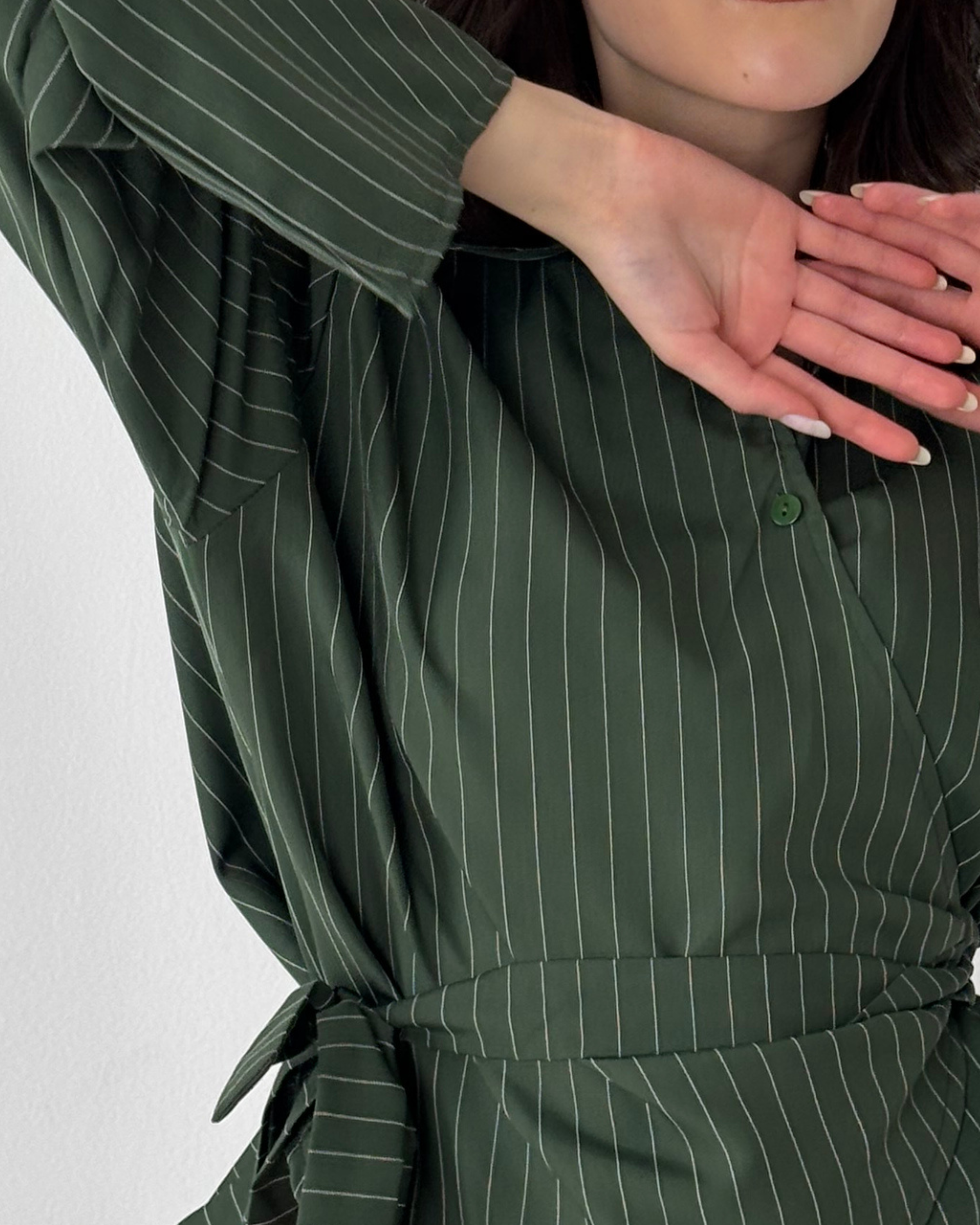 Poplin Wrap Shirt