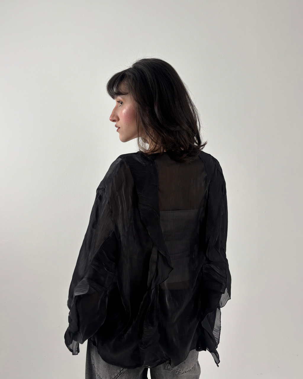 The Muse Blouse in Black