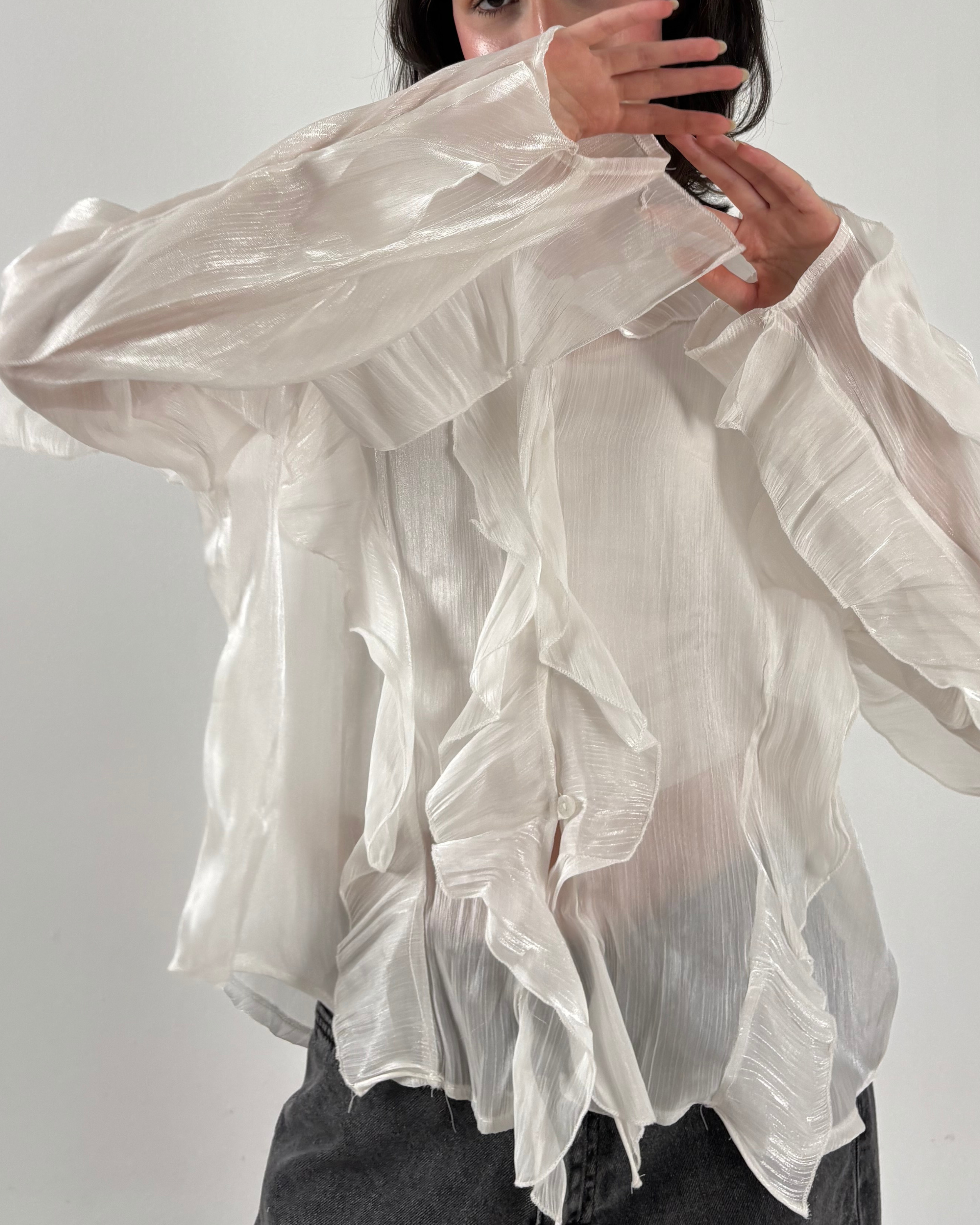 The Muse Blouse in White