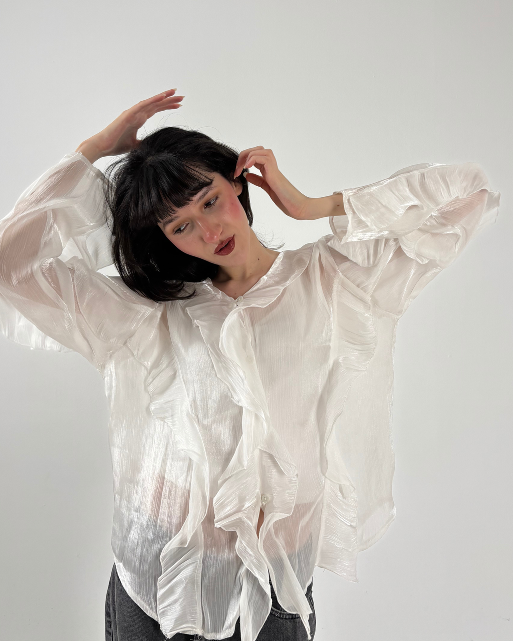 The Muse Blouse in White