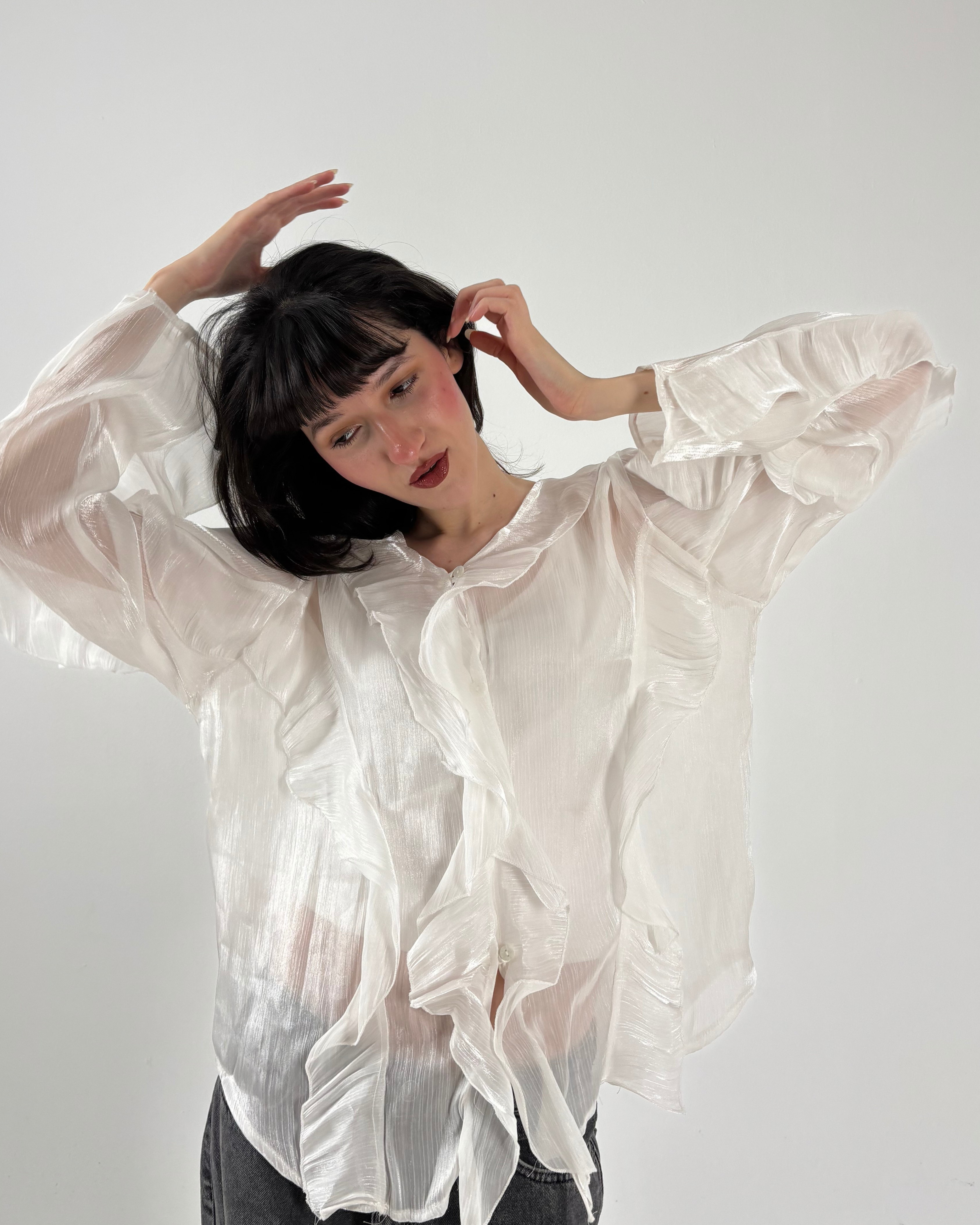 The Muse Blouse in White