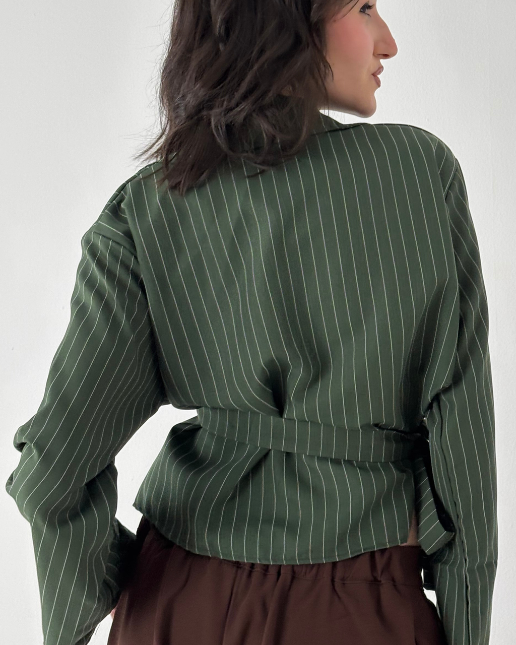 Poplin Wrap Shirt