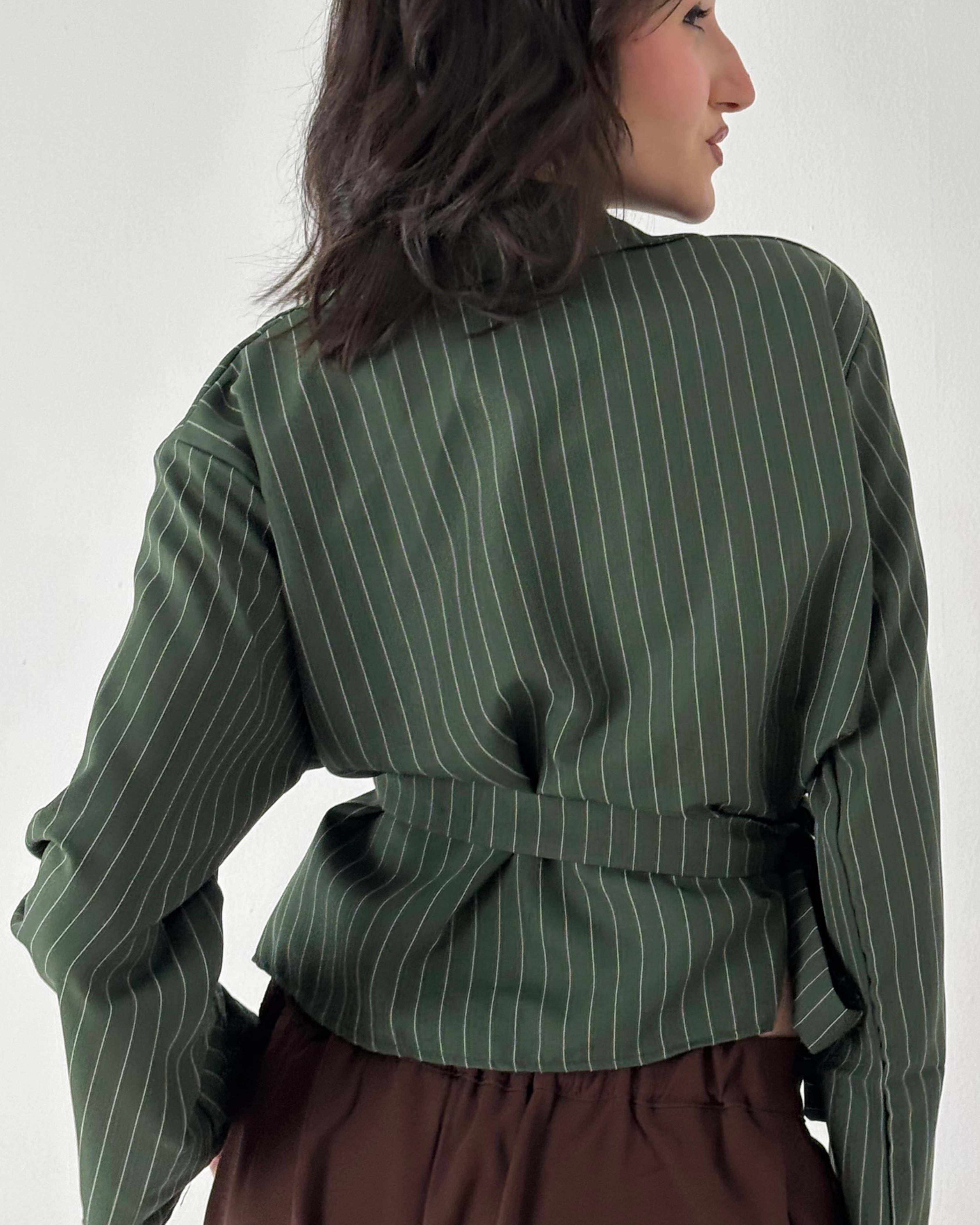 Poplin Wrap Shirt