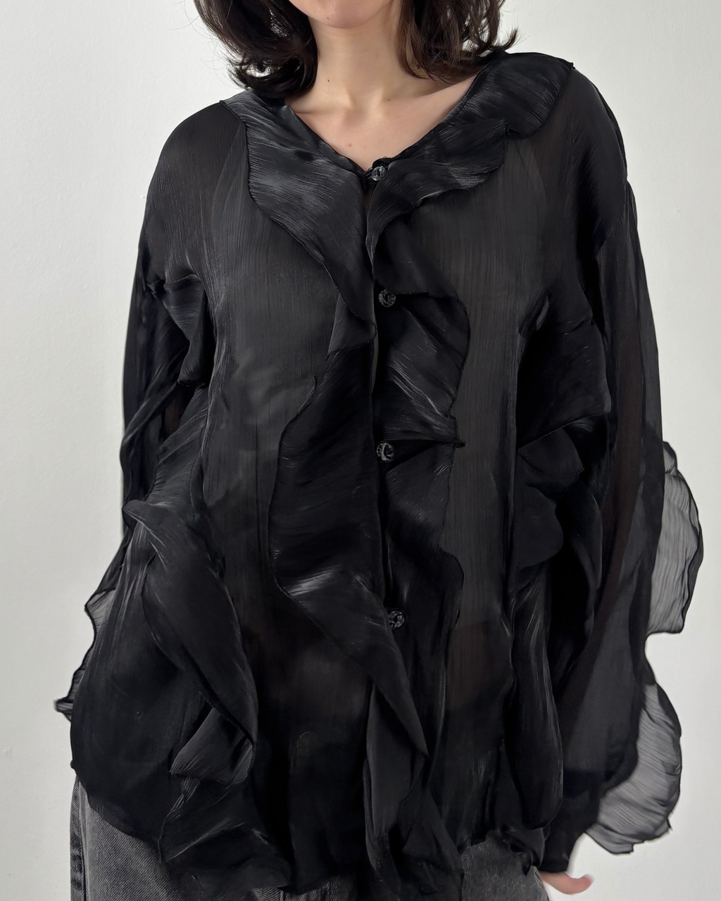 The Muse Blouse in Black